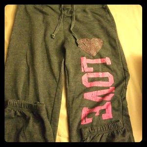 🌷Dark gray drawstring comfy sweats🌷